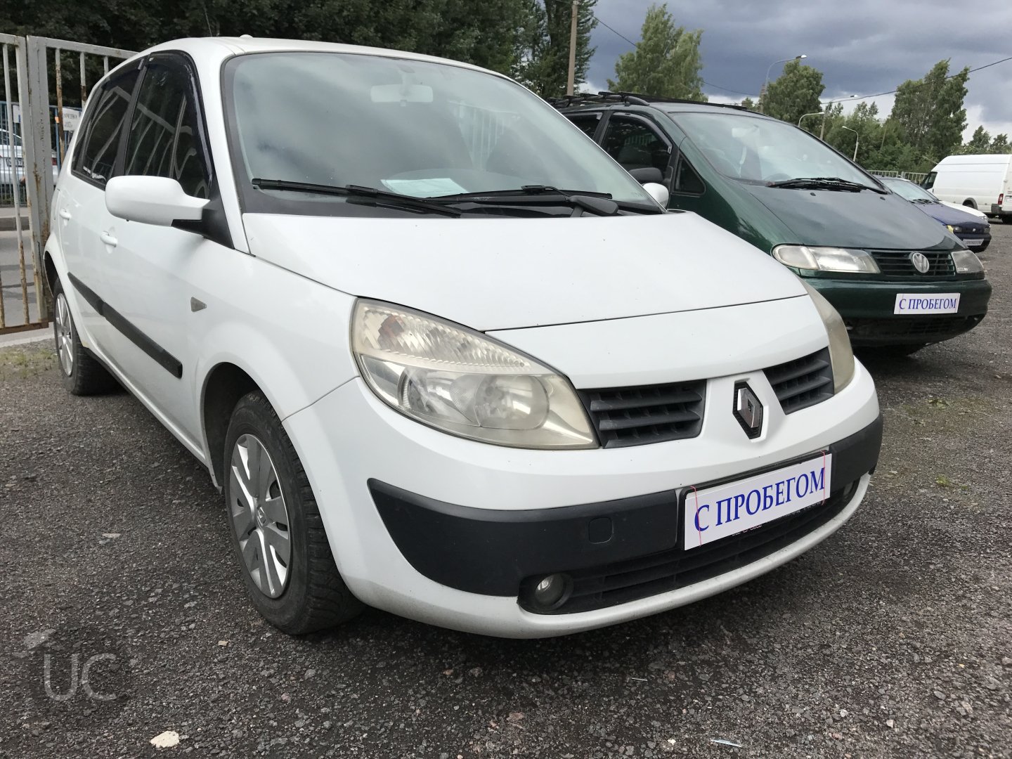 Рено 2005. Renault Scenic 2005. Рено Сценик 2 2005 год белый.