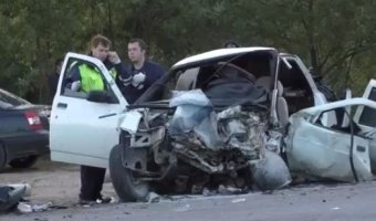 Два человека погибли на трассе Ознобишино - Щапово - Троицк 