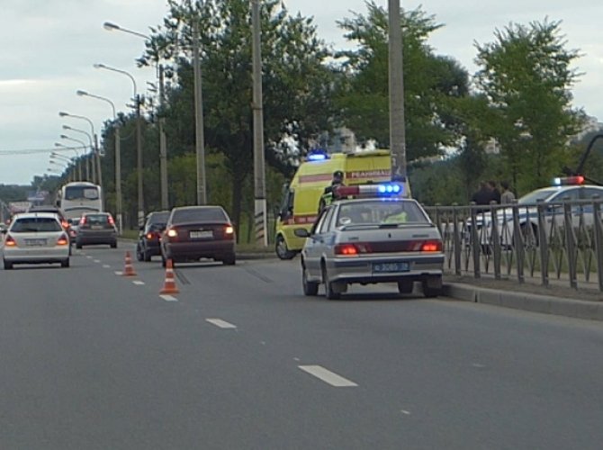 Наезд на пешехода на Петергофском шоссе