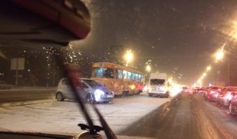 Массовые снежные аварии в Ульяновске - поучительные фото