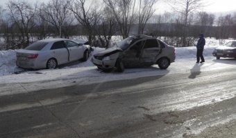 ДТП на трассе под Новокузнецком унесло жизни двух человек
