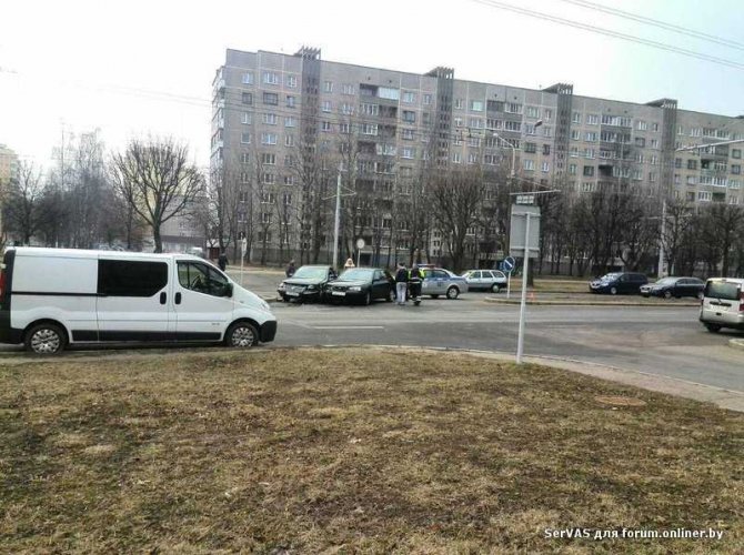 Белоруссия, авария на серебрянке 25.03.2015 утро