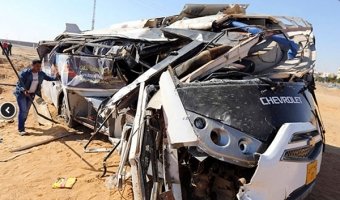 Серьезная авария на курортной трассе в Египте