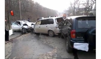 Крупная авария во Владивостоке, погибла женщина, 3 человека пострадали
