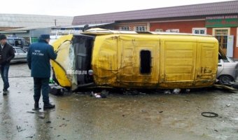 ДТП с маршруткой в Ингушетии: 2 человека погибли, 11 пострадали