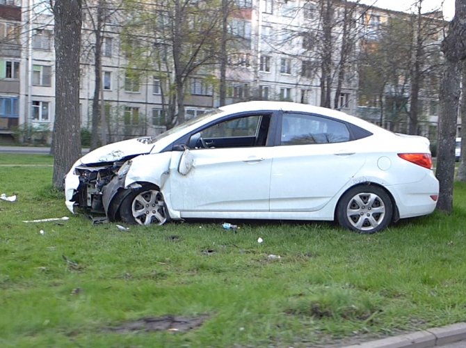 ДТП на улице Карпинского