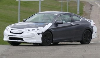 На тестах замечено рестайлинговое купе Honda Accord