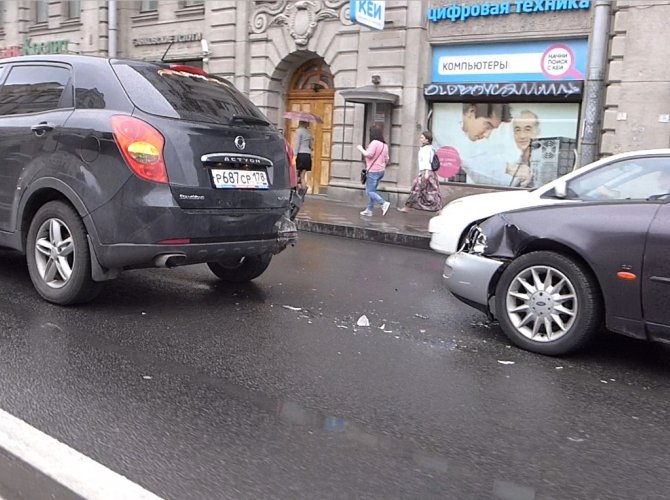 ДТП на Каменноостровском проспекте