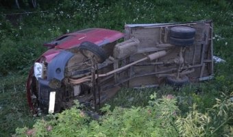 ГАЗель с детьми перевернулась в Башкирии