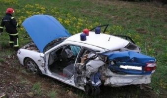 В ДТП под Тюменью погибла пассажирка полицейской машины