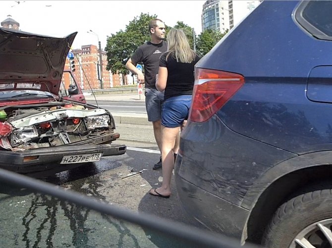 ДТП на Поклонной горе