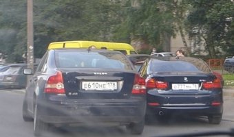 ДТП на Хо Ши Мина с участием BMW 