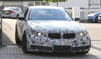BMW тестирует новую M5 на Нюрнубргринге