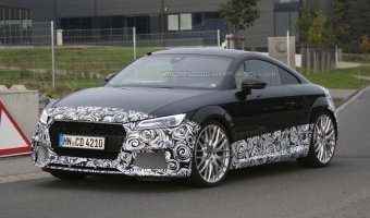 Новый Audi TT RS замечен на тестах