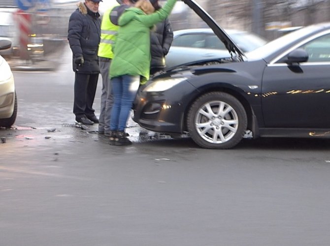 ДТП на прекрестке Пискаревского и Блюхера