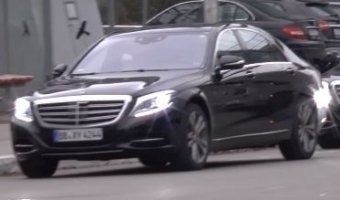 Рестайлинговый Mercedes-Benz S-Class был замечен без камуфляжа
