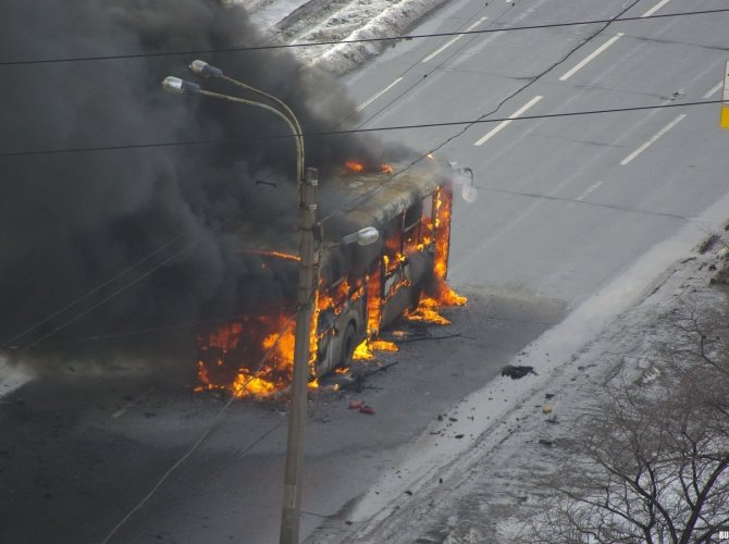 На Бухарестской улице выгорел пассажирский автобус (2).jpg