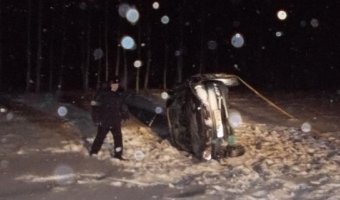 В Башкирии при опрокидывании автомобиля погиб молодой водитель