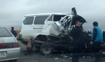 В ДТП с участием бронеавтомобиля "Тигр" и пассажирской «ГАЗели» под Хасавюртом увеличилось число погибших