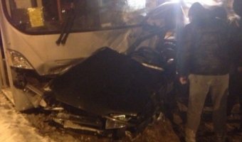 В Твери в ДТП с автобусом погибли два человека