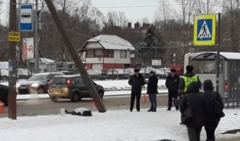 В Петербурге маршрутка насмерть сбила женщину