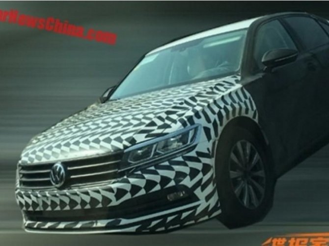 Volkswagen Phideon заснят на тестах в Китае (1).jpg