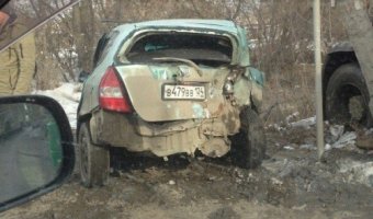 В Красноярске в массовом ДТП пострадала девушка