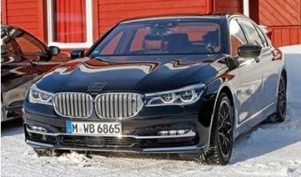 «Заряженный» кроссовер BMW M7 проходит испытания в Швеции