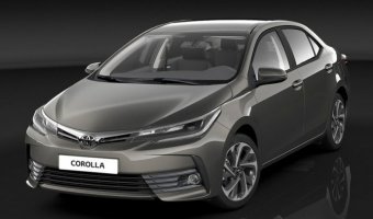 Toyota выпустили рестайлинговый седан Corolla