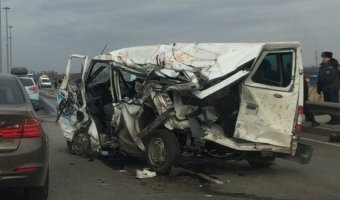 На Витебском проспекте в массовом ДТП погиб водитель
