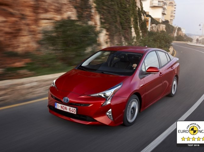 Новый Toyota Prius получил высший рейтинг безопасности Euro NCAP