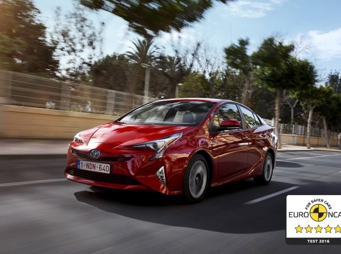 Новый Toyota Prius получил высший рейтинг безопасности Euro NCAP