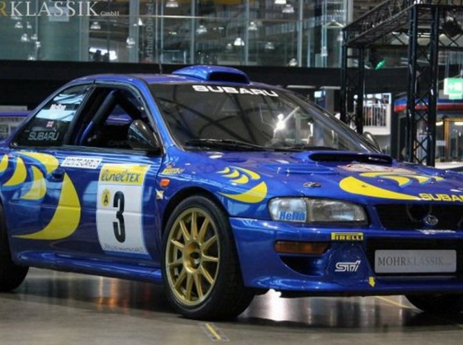 Гоночный автомобиль Subaru Impreza WRC выставлен на продажу в Германии  (1).jpg