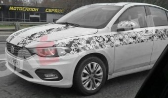 На дорогах Москвы замечен новый седан Fiat Tipo