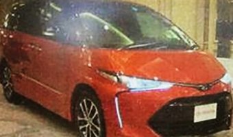Появились изображения обновленной Toyota Estima