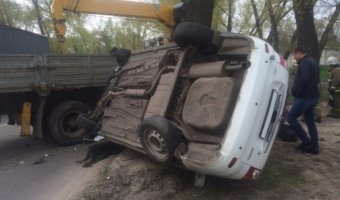 В Воронежской области ВАЗ врезался в КАМАЗ: водитель погиб