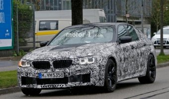 Новый BMW M5 проходит дорожные испытания