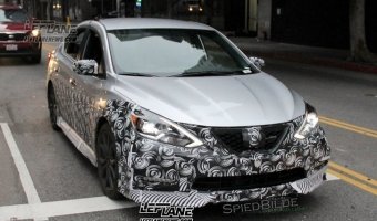 В Сети выложили фото обновленного седана Nissan Sentra Nismo