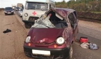 В Камышлинском районе погиб водитель Daewoo Matiz