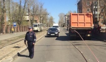 В Иркутске МАЗ насмерть задавил девочку на переходе
