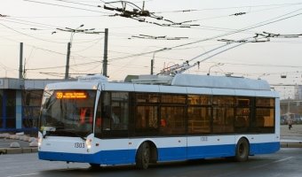 Движение троллейбусов по Большому проспекту В.О. будет закрыто на неделю