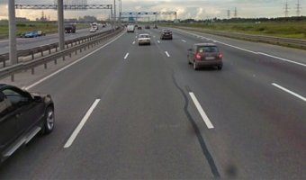 На КАД перекроют две полосы