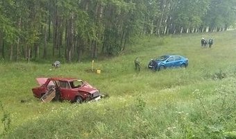 В Башкирии в лобовом ДТП погиб водитель ВАЗа