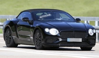 Bentley тестируют новый кабриолет Continental GT