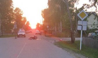 В Томской области в ДТП пострадала трехлетняя пассажирка мопеда