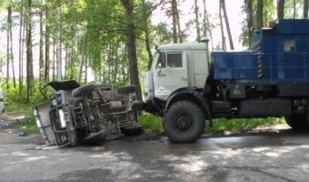 Пять человек пострадали в ДТП с КАМАЗом и УАЗом в Рязанской области