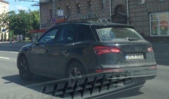 На улицах Москвы тестируют новый Audi Q5