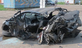Под Курском в ДТП погибла семейная пара полицейских