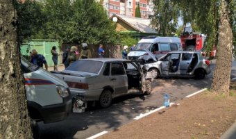 В ДТП на улице Ленинского комсомола в Рязани пострадали пять человек