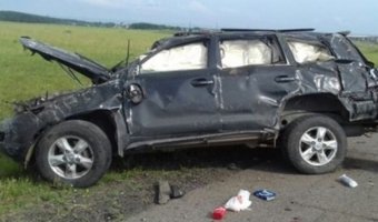 В Красноярском крае в ДТП погибли два человека и пострадали пятеро